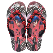 Ipanema Ladybug gyerek papucs - fekete/piros gyerek papucs, mamusz