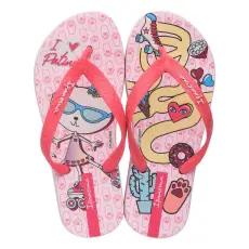  Ipanema Temas gyerek papucs - pink/piros
