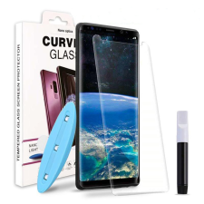 iPhone 11 Pro / X / XS üvegfólia, előlapi, UV, edzett, hajlított mobiltelefon kellék
