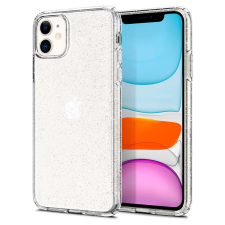  iPhone 11 Telefontok - SPIGEN LIQUID CRYSTAL átlátszó szilikon hátlap tok tok és táska