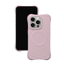  iPhone 12 Pro telefontok - Pastel Wave - MagSafe kompatibilis lila szilikon hátlap tok tok és táska