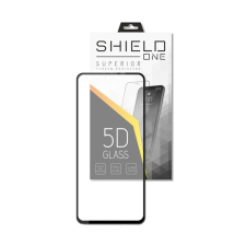  iPhone 12 Pro üvegfólia - ShieldOne 5D kijelzővédő üvegfólia, fekete kerettel mobiltelefon kellék