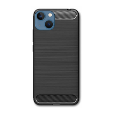  iPhone 13 mini Telefontok - Forcell CARBON fekete szilikon hátlap tok tok és táska