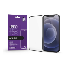  iPhone 13 Védőfólia - Xprotector Nano Glass kijelzővédő fólia fekete kerettel mobiltelefon kellék