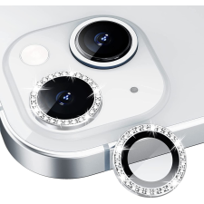 iPhone 15 - Diamond - üveg, kameralencse védőkeret mobiltelefon kellék