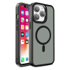  iPhone 15 Pro Max magsafes fekete telefon tok