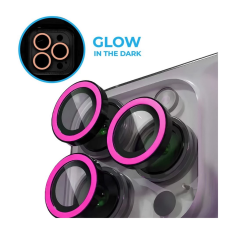  iPhone 16 Pro - Luminous pink - üveg, kameralencse védőkeret mobiltelefon kellék