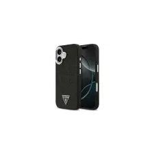  iPhone 17 - Guess Glitter Triangle Logo MagSafe (GUHMP17SPFGTSCMK) - Fekete tok tok és táska