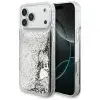  iPhone 17 Pro Max Guess Liq. Glitter Charms Ezüst tok