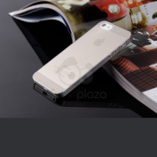 Iphone 5-5S -5G műanyag tok - szürke tok és táska