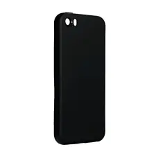  iPhone 5/5S/SE Telefontok - fekete szilikon hátlap tok tok és táska