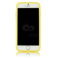 Iphone 6 műanyag keret - sárga mobiltelefon kellék