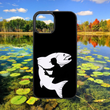 iPhone Horgászat - Silhouette - iPhone tok tok és táska