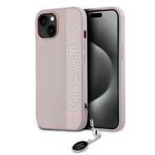 iPhone Telefontok iPhone 15 - Karl Lagerfeld - Rosegold strasszköves hátlap tok tok és táska