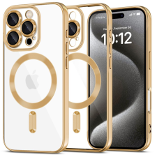 iPhone Telefontok iPhone 16 Pro - Tech-Protect - MagSafe kompatibilis átlátszó/arany hátlap tok tok és táska