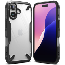 iPhone Telefontok iPhone 16 - Ringke Fusion X Design fekete ütésálló hátlap tok tok és táska