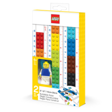 IQ Lego: építhető vonalzó figurával vonalzó