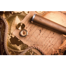  Iránytű távcső tapétával, 400 x 250 cm tapéta, díszléc és más dekoráció