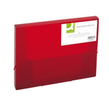  Iratgyűjtő gumis A/4 PP Q-Connect 25mm piros naptár, kalendárium