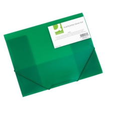 Iratgyűjtő gumis A/4 PP Q-Connect zöld naptár, kalendárium
