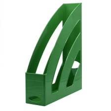  Iratpapucs 8cm, műanyag, 80x327x253mm, Bluering®, zöld irattartó