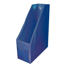 Iratpapucs PVC A/4 10 cm gerinccel kék mappa