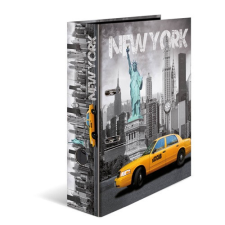  Iratrendező Herma A/4 70 mm gerinccel New York mappa