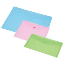  Irattartó tasak, A4, PP, patentos, 160 mikron, PANTA PLAST, pasztell rózsaszín irattartó