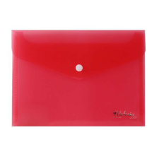  Irattartó tasak, A5, PP, patentos, VICTORIA OFFICE, piros irattartó