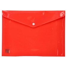  Irattartó tasak BiroTime A/4 patentos piros irattartó