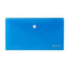  Irattartó tasak, DL, PP, patentos, VICTORIA OFFICE, kék irattartó