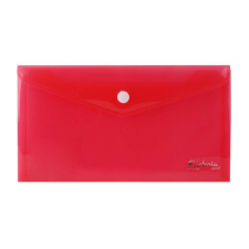  Irattartó tasak, DL, PP, patentos, VICTORIA OFFICE, piros irattartó
