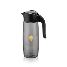 IRIS C-00357 Black Pearl Üveg kancsó 1.5L - Átlátszó / fekete (C-00357) vízforraló és teáskanna