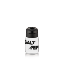 IRIS C-00511 Salt&Pepper Üveg Fűszerszóró 100ml - Átlátszó / fekete (C-00511) konyhai eszköz