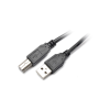 IRIS CX-101 USB-A apa - USB-B apa 2.0 Nyomtató kábel - Fekete (3m)
