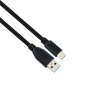 IRIS CX-146 USB-A apa - USB-C apa 3.1 Adat és töltőkábel - Fekete (1m)