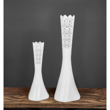 IRIS E5575 60cm Dekor Váza - Fehér (E5575) dekoráció
