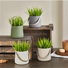 IRIS E5764 dekoráció művirággal cserépben 11x18cm (IRIS_E5764) dekorációs kellék