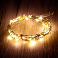 IRIS Fix fényű 3m/meleg fehér/30db LED-es fényfüzér, fénydekoráció karácsonyfa izzósor