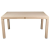 IRIS GF-800C ORIGINAL kerti asztal műanyag rattan cappuccino 90x150cm