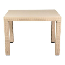  IRIS GF-830C ORIGINAL CAPPUCCINO műanyag kerti asztal rattan 70x100cm kerti bútor