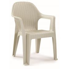 IRIS GF-900C Polo CAPPUCCINO műanyag rattan karfás kerti szék (GF-900C) kerti bútor