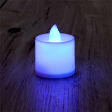 IRIS gyertya alakú fix fényû led-es lila fénydekoráció 4db/csomag világítás