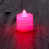 IRIS Gyertya alakú pulzáló fényű LED-es piros fénydekoráció 4db/csomag (IRIS_015-09)