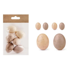 IRIS Húsvéti tojásdekoráció natúr/barack 6 db/csomag dekorációs kellék