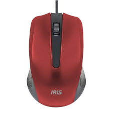 IRIS IOM861-R Vezetékes Egér piros (IOM861-R) egér