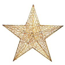 IRIS Iris Csillag alakú 52cm/arany színű festett fém dekoráció dekoráció