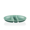 IRIS IRIS L-00517 dupla színű snack tál, zöld