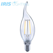 IRIS Lighting Filament Bulb Longtip E14 FLCT35 4W/4000K/360lm aranyszínű gyertya LED fényforrás izzó
