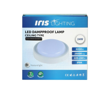IRIS Lighting ML-CELCPROOF 24W/4000K/2200lm IP44 fehér LED mennyezeti lámpa világítás